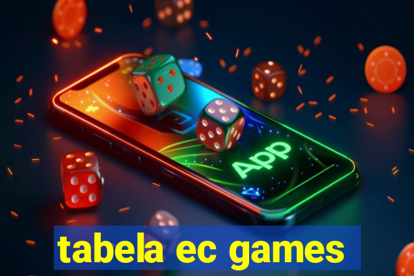 tabela ec games